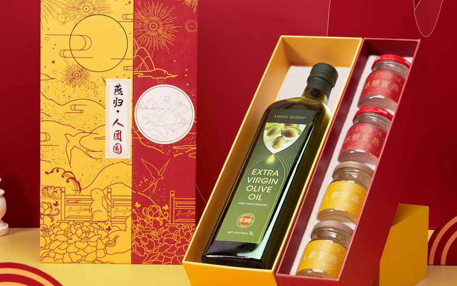 燕之屋聯(lián)名安利,推出限定款“燕歸·人團圓”燕窩橄欖油中秋禮盒